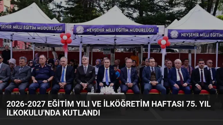 2026-2027 Eğitim Yılı ve İlköğretim Haftası 75. Yıl İlkokulu’nda Kutlandı