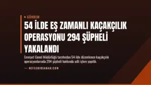 54 İlde Eş Zamanlı Kaçakçılık Operasyonu 294 Şüpheli Yakalandı