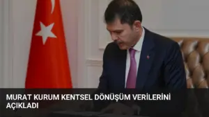 Murat Kurum Kentsel Dönüşüm Verilerini Açıkladı
