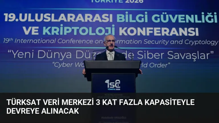 TÜRKSAT Veri Merkezi 3 Kat Fazla Kapasiteyle Devreye Alınacak