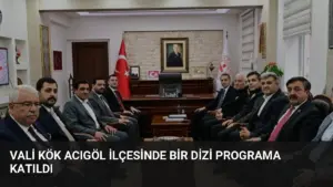 Vali Kök Acıgöl İlçesinde Bir Dizi Programa Katıldı