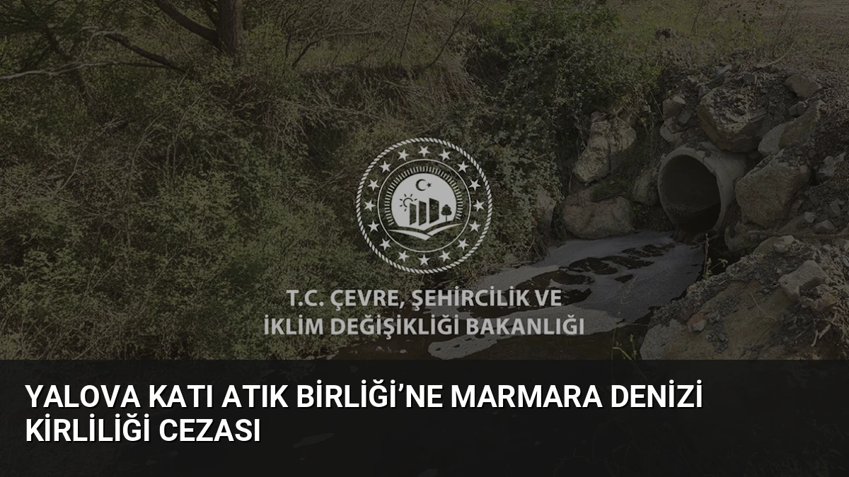 Yalova Katı Atık Birliği’ne Marmara Denizi kirliliği cezası