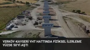 Yerköy-Kayseri YHT Hattında Fiziksel İlerleme Yüzde 50’yi Aştı